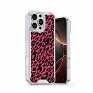 Xiaomi Redmi 14C Pink Leopard Hard Anti-Shock Silicone Case
