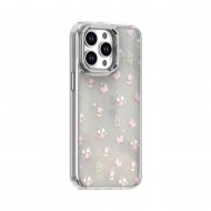 Capa Silicone Dura Samsung Galaxy A16 Transparente Borboletas
