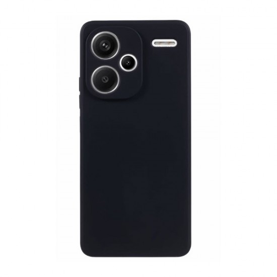 Capa Silicone Gel Xiaomi Redmi Note 13 Pro Plus Preto Com Protetor De Câmera 3d