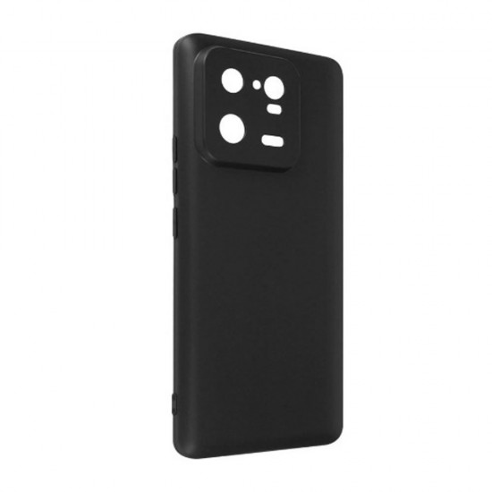 Xiaomi 13 Pro Black With 3D Camera Protector Silicone Gel Case