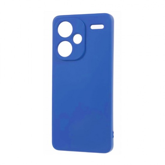 Capa Silicone Gel Xiaomi Redmi Note 13 Pro Plus Azul Com Protetor De Câmera 3d