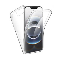Capa Silicone Dura 360º Apple Iphone 16e Transparente