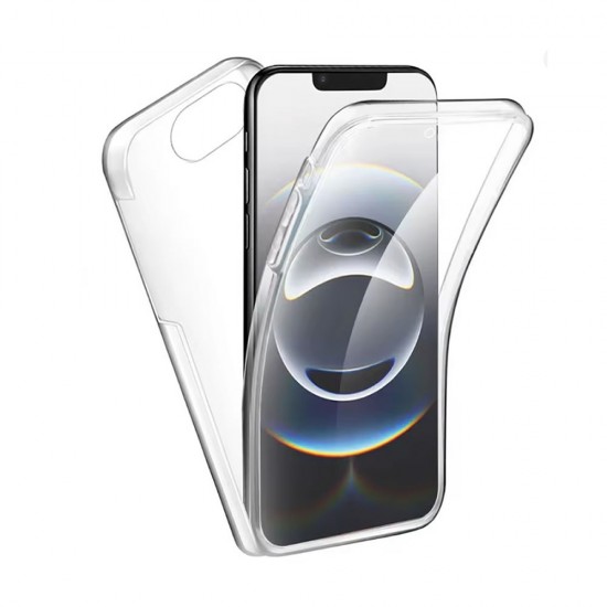 Capa Silicone Dura 360º Apple Iphone 16e Transparente Capa Silicone Dura 360º Apple Iphone 16e Transparente