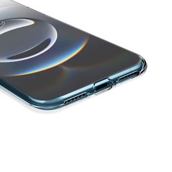 Capa Silicone Dura 360º Apple Iphone 16e Transparente