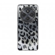 Xiaomi Redmi 14C Grey Leopard Metallic TPU Silicone Case