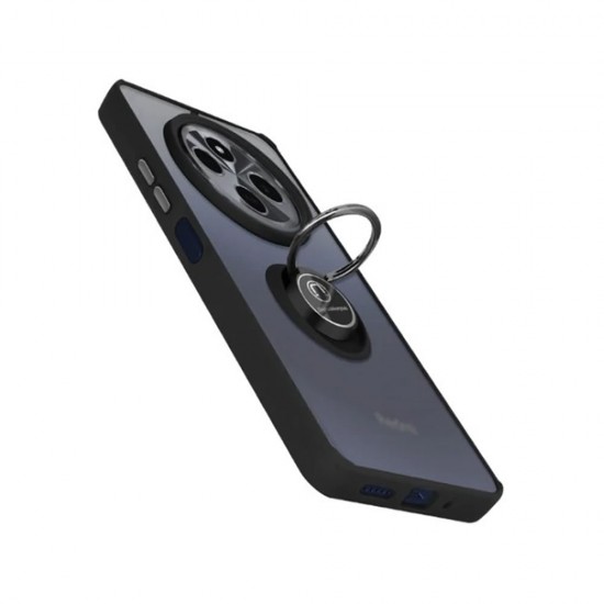 Funda De Silicona TPU Con Anillo De Dedo Magnético Xiaomi Redmi 14C Negro Funda De Silicona TPU Con Anillo De Dedo Magnético Xiaomi Redmi 14C Negro