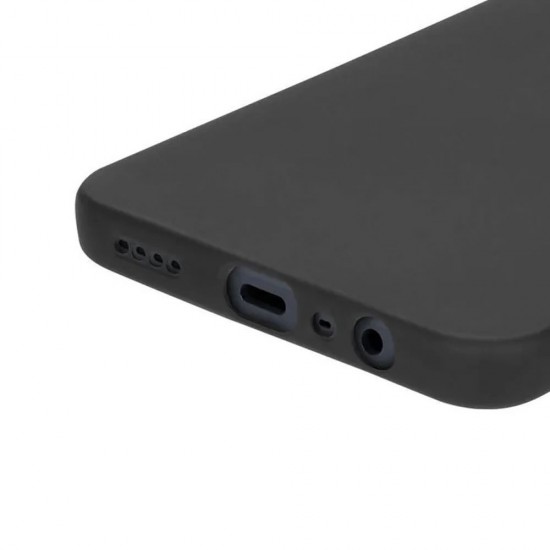 Capa Silicone Realme Note 50 Preto Com Protetor De Câmera Robusta