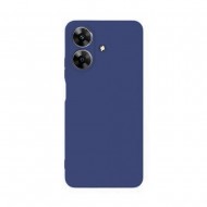 Realme Note 60 Dark Blue Silicone Case With Camera Protector