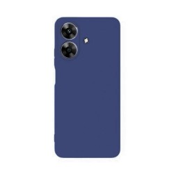 Realme Note 60 Dark Blue Silicone Case With Camera Protector