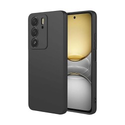 Capa Silicone Gel Realme C75 Preto Com Protetor De Câmera 3d