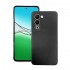 Funda De Gel De Silicona Oppo A5 2025 Negro Con Protector De Cámara