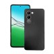 Funda De Gel De Silicona Oppo A5 2025 Negro Con Protector De Cámara