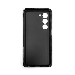 Capa Silicone Gel Oppo A5 2025 Preto Com Protetor De Câmera