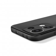 Funda De Silicona Oppo Reno13 Pro Negro Con Protector De Cámara