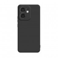 Funda De Silicona Oppo Reno13 F Negro Con Protector De Cámara