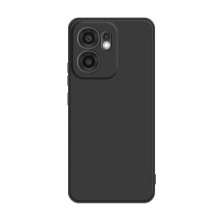 Capa Silicone Oppo Reno13 F Preto Com Protetor De Câmera
