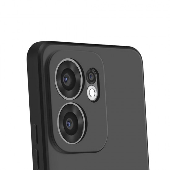 Capa Silicone Oppo Reno13 F Preto Com Protetor De Câmera Capa Silicone Oppo Reno13 F Preto Com Protetor De Câmera