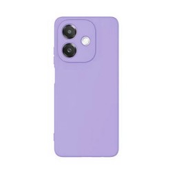 Capa Silicone Gel Oppo A40 Lilás Com Protetor De Câmera