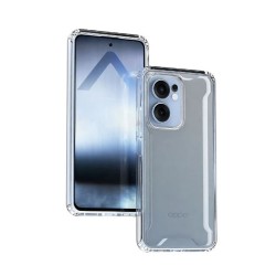 Capa Silicone Dura Anti-Choque Oppo Reno13 F Transparente