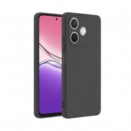 Capa Silicone Gel Oppo A5 Pro Preto Com Protetor De Câmera