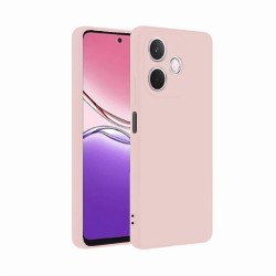 Capa Silicone Gel Oppo A5 Pro Rosa Com Protetor De Câmera