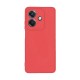 Oppo A40 Red Silicone Gel Case With 3D Camera Protector