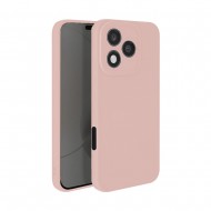 Capa Silicone Gel Huawei Honor 400 Lite Rosa Com Protetor De Câmera