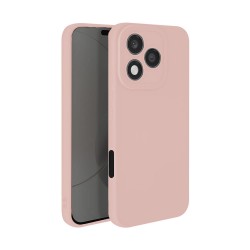 Capa Silicone Gel Huawei Honor 400 Lite Rosa Com Protetor De Câmera