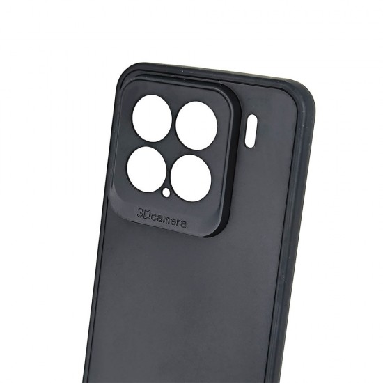 Xiaomi 15 Black Silicone Gel Case With 3D Camera Protector