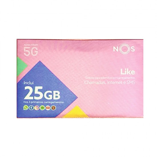 Tarjeta SIM Nos Like Saldo 0 Tarjeta SIM Nos Like Saldo 0