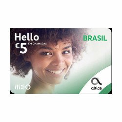 Cartão De Recarga Meo Hello Brasil 5€