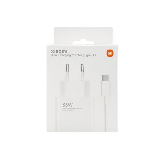 Carregador 240v Xiaomi Mdy-16-Ef Branco 33w Usb Para Tipo-C