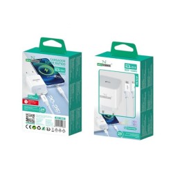 Carregador 220v New Science Sld-T11 Branco 20w-25w 5.0a Tipo C Para Iphone