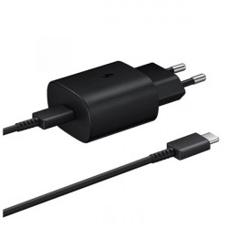 Carregador 240V Samsung Note 10/TA800 Negro 25W 5A Fast Charging Type-C Para Type-C