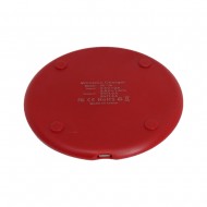 Cargador inalámbrico Oem Kd-20 Rojo Ultra-Thin Wireless Charging Pad