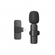 Microfone New Science Ws-01 Preto Wireless Lightning