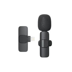 Microfone New Science Ws-01 Preto Wireless Lightning