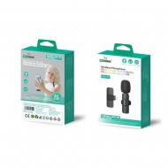 Microfone New Science Ws-01 Preto Wireless Lightning