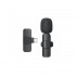 Microfone New Science Ws-01 Preto Wireless Para Tipo C