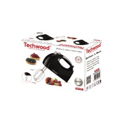 Batedeira Elétrica Techwood Tmm-3006 Preto 300w
