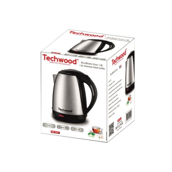 Techwood TBI-1827 Black Electric Kettle 1500W 1.8L Techwood TBI-1827 Black Electric Kettle 1500W 1.8L