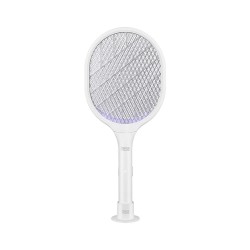 Raquete Mata Moscas Elétrica Teesa Tsa0212 Branco Recarregável