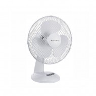 Ventoinha De Mesa Melchioni Family 2403t30 Branco 30w Ø30cm 3 Velocidades