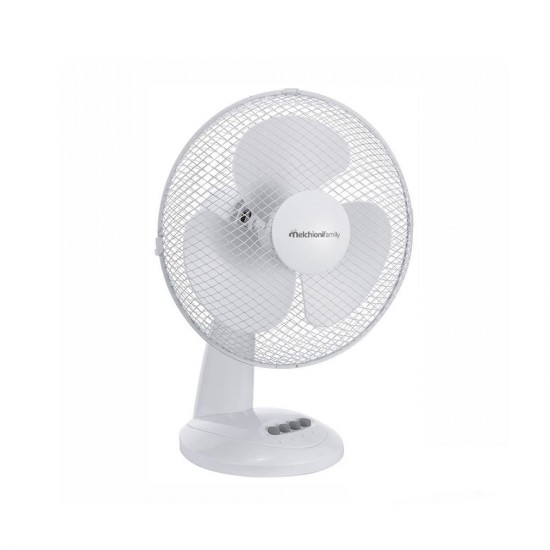 Melchioni Family 2403T30 White 30W Ø30cm 3 Speeds Table Fan Melchioni Family 2403T30 White 30W Ø30cm 3 Speeds Table Fan