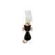 Pingente Gatos Preto Lightning Pingente Gatos Preto Lightning