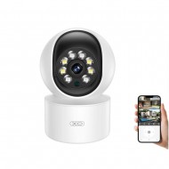 XO CR01 White 3MP Panoramic Pan/Tilt Wifi Camera