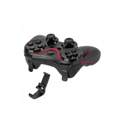 Comando Gaming Rebel Kom1180 Preto Com Suporte Para Telemóvel