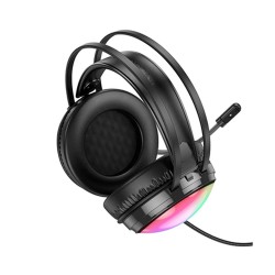 Auscultador Gaming Borofone Bo108 Preto 3.5mm 2m Com Microfone