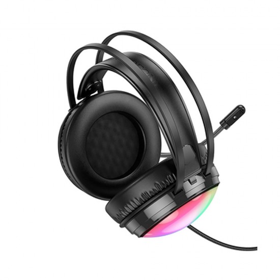Auscultador Gaming Borofone Bo108 Preto 3.5mm 2m Com Microfone Auscultador Gaming Borofone Bo108 Preto 3.5mm 2m Com Microfone