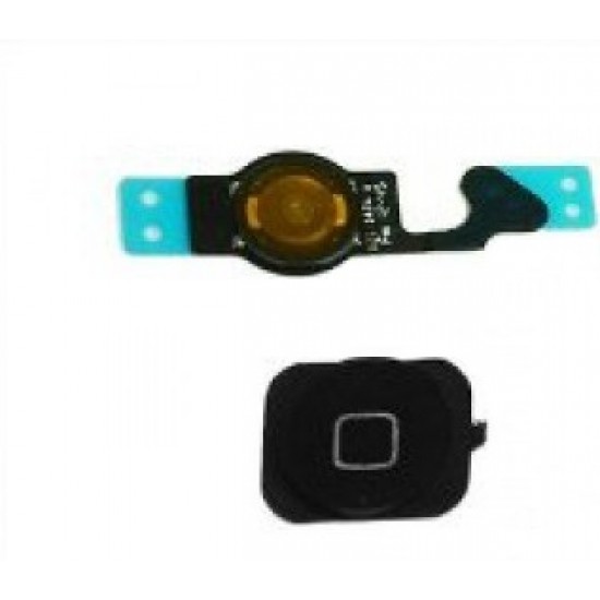 Home Botão Flex Apple Iphone 5 Preto
